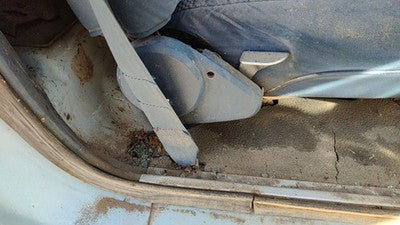 1986 Ford Ranger Passenger Right Side Seat Trim Panel Oem Blue
