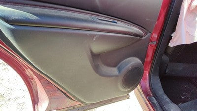 08-13 Nissan Rogue Driver Left Rear Door Trim Panel With Switches Back G Black