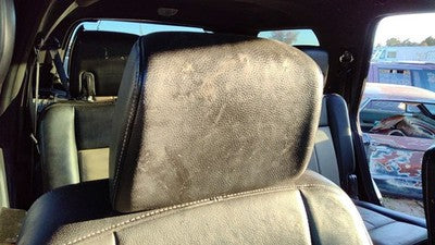 07-08 Expedition Passenger Right Front Head Rest Leather Seat 1W Black/Camel