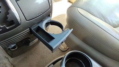 2004-2010 Toyota Sienna Slide Out Dash Mounted Cup Holder Assembly Oem Fawn 41