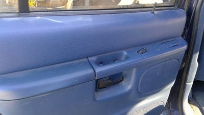 1995-1999 Ford Explorer Driver Left Rear Inside Door Trim Panel Only Back Blue
