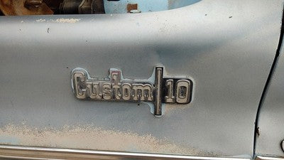 1973 Chevy C10 Driver Left Front Custom Fender Badge Emblem Oem