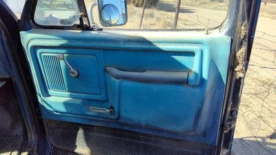 1982 Ford F150 Passenger Right Front Door Trim Panel Manual Windows Oem Blue