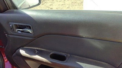 10-12 Ford Fusion Passenger Right Front Door Trim Panel With Switches Black Dw