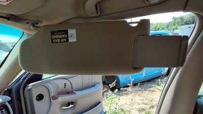 1999 Buick Park Ave Passenger Right Sun Visor Oem Tan