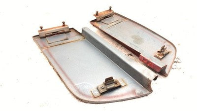 70-73 Nissan Datsun 240Z Driver Passenger Access Cover For Hood Engine Area Red
