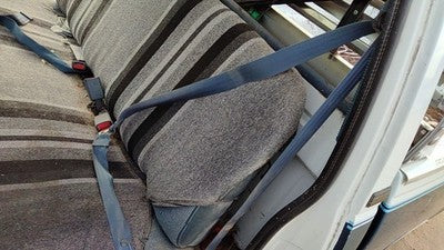 1991 Chevy Silverado 1500 Driver Left Front Seat Belt Retractor Shoulder Blue