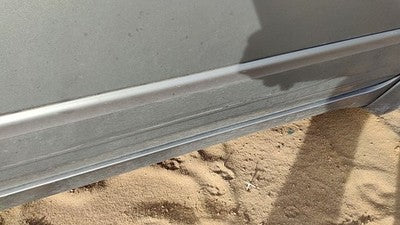 07-12 Nissan Altima Passenger Right Front Moulding From Door Trim Strip Gray W40