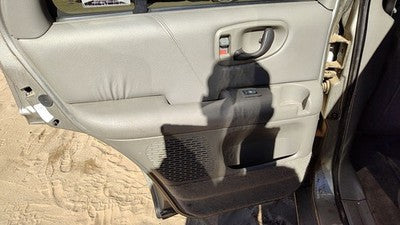 98-01 Bravada Driver Left Rear Door Trim Panel With Switches Back Pewter 922