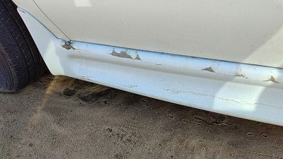 05-08 Uplander Driver Left Lower Rocker Panel Moulding Side Skirt Oem White 50U