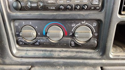 99-02 Sierra 2500 Hd Temperature Control Module In Dash Heater Ac Head Unit Oem