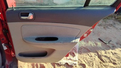 05-10 Cobalt Passenger Right Rear Door Trim Panel With Switches Back 14C Gray