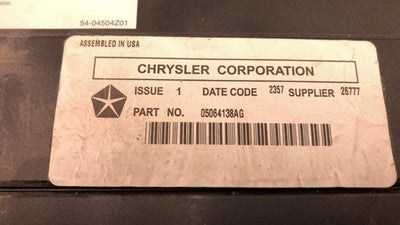 2008 Chrysler Aspen Factory Amplifier Oem Stock Stereo Amp 05064141Ag
