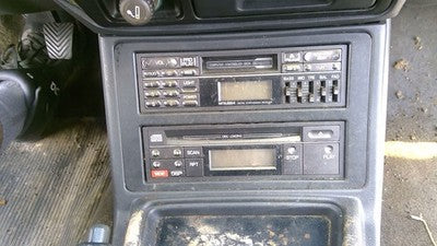 89-93 Mitsubishi Galant Vr-4 Trim Bezel Around Radio Surround Dash Panel Black