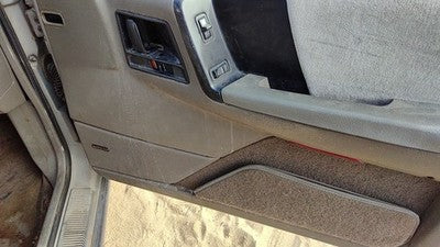 94 Jeep Grand Cherokee Passenger Right Front Door Trim Panel With Switches Gray