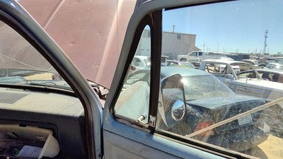 78-86 Ram W150 Passenger Right Front Vent Window Small Door Glass With Frame