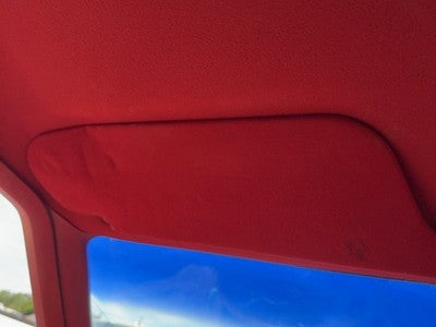 1986 Olds 88 Driver Left Sun Visor Oem Red