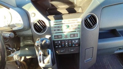 2009-2015 Honda Pilot Trim Bezel Around Radio Surround Dash Panel Gray/Blue Gr
