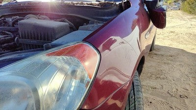 2006-2011 Hyundai Accent Driver Left Front Fender Oem 5r Wine Red 663111e300