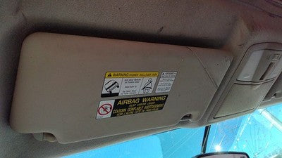 2008-2010 Nissan Rogue Driver Left Sun Visor Oem G Black 96401jm02a
