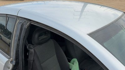 2007 Saturn Ion Passenger Right Front Moulding On A Pillar Oem Silver 13U
