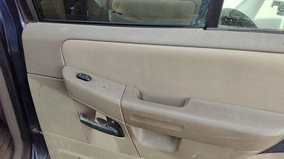 05 Ford Explorer Passenger Right Rear Door Trim Panel With Switches Back Tan Gp