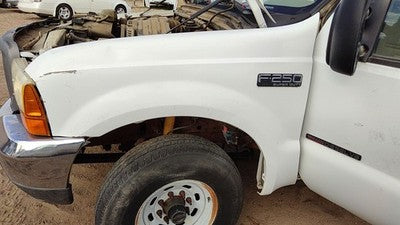 1999-2007 Ford F250 Super Duty Driver Left Front Fender Oem White F81Z16006Aa