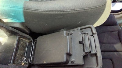 10-12 Ford Fusion Center Console Lid Only Oem Arm Rest Fold Down At Fwd Black Dw