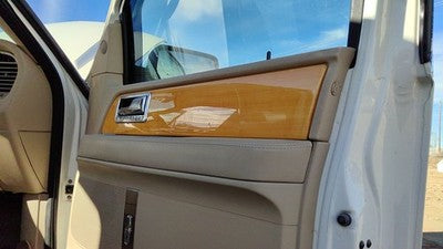 07-10 Lincoln Navigator Passenger Right Front Door Trim Panel With Switches Tan
