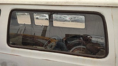 1971-1977 Dodge Van B200 Driver Left Rear Quarter Glass Back Side Window Oem