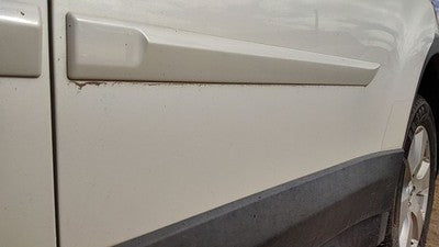 10-14 Legacy Outback Driver Left Rear Upper Moulding From Door Back Trim White