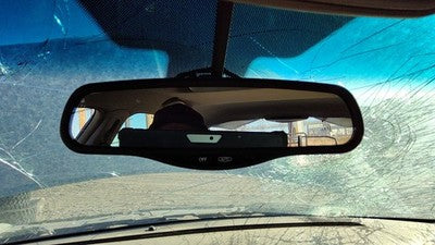 2003 Lincoln Town Car Inside Rear View Mirror Oem Windshield Mounted