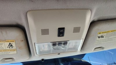 2006 Land Rover Lr3 Center Overhead Console Oem Dome Light Map Lamp Cubby Tan