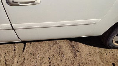2007 Dodge Caravan Driver Left Rear Moulding From Door Back Trim Strip White Pw1