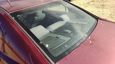 2005-2008 Mitsubishi Galant Back Glass Rear Window Oem 6131a011