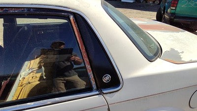 1989 Buick Century Driver Left Rear Moulding On Quarter Panel Oem Behind Window