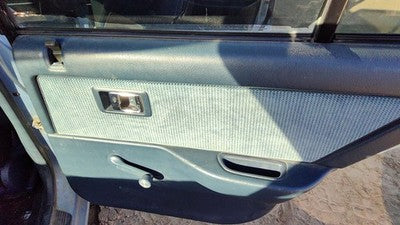 1989 Honda Civic Passenger Right Rear Door Panel Manual Windows Back Blue Sedan