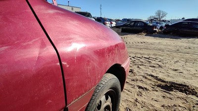 1994-1997 Ford Aspire Passenger Right Front Fender Oem E5 Red F4bz16005a