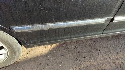 04-05 Xg350 Passenger Right Rear Moulding From Door Back Trim Strip Black