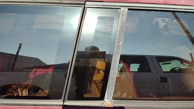 1991-1994 S10 Blazer Passenger Right Rear Vent Window Back Door Glass With Frame
