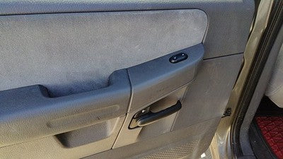 2005 Explorer Driver Left Rear Inside Door Trim Panel With Switches Back Gray Tt