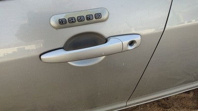 2007-2012 Lincoln Mkz Driver Left Front Outside Door Handle Oem Silver Jp