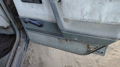 1985 Pontiac 6000 Passenger Right Rear Door Trim Panel Manual Windows Green