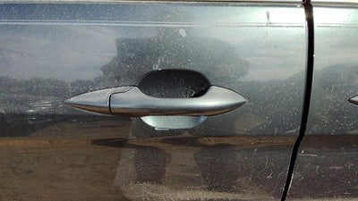 2005-2010 Honda Odyssey Passenger Right Rear Outside Door Handle Oem Back Blue