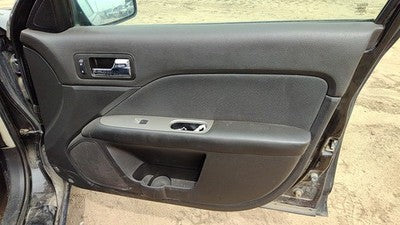 10-11 Ford Fusion Passenger Right Front Door Trim Panel With Switches Black Dw