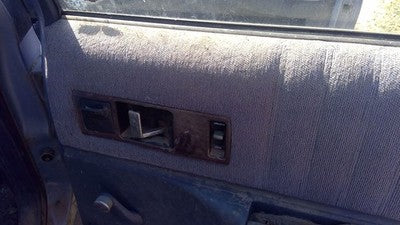 1991 Chevy Caprice Passenger Right Rear Inside Door Trim Panel Only Back Blue