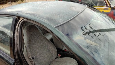 Saturn Sl1 Passenger Right Rear Moulding On A Pillar Oem Green