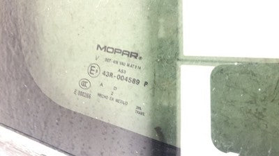 2009-2020 Dodge Journey Driver Left Rear Quarter Glass Back Side Window Oem