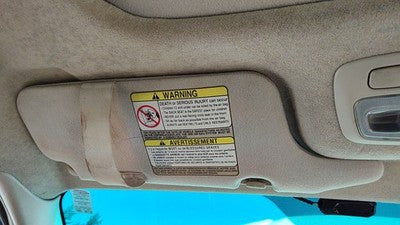 2000-2001 Legacy Outback Driver Left Sun Visor Oem Tan 040 92011Ae29aob