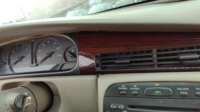 96-02 Eldorado Center Dash Heater Vent Assembly Ac Woodgrain Passenger Trim